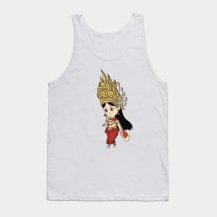 Khmer Cambodian Chibi w/cape Character Tank Top